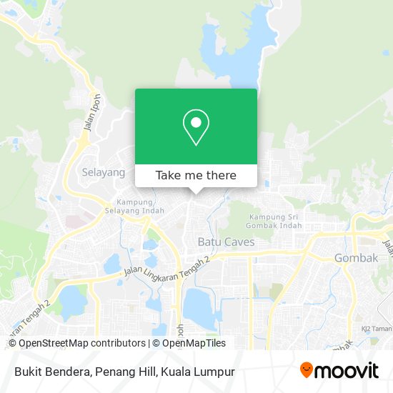 Bukit Bendera, Penang Hill map