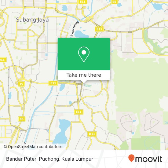 Bandar Puteri Puchong map