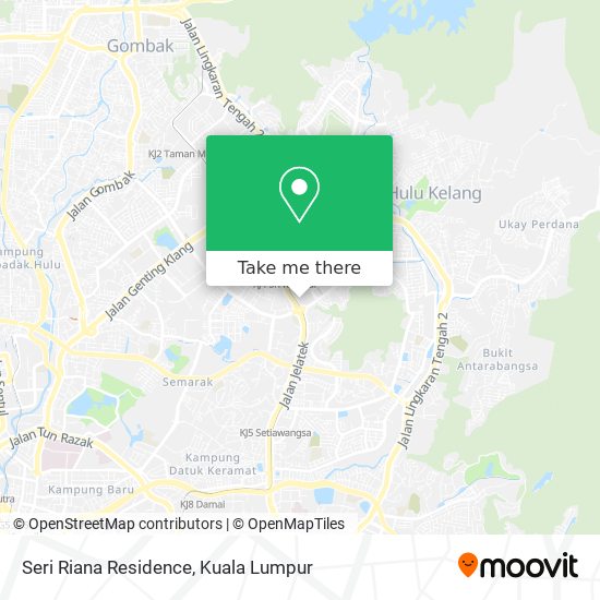 Seri Riana Residence map