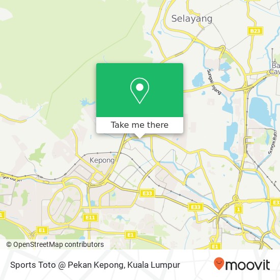 Sports Toto @ Pekan Kepong map