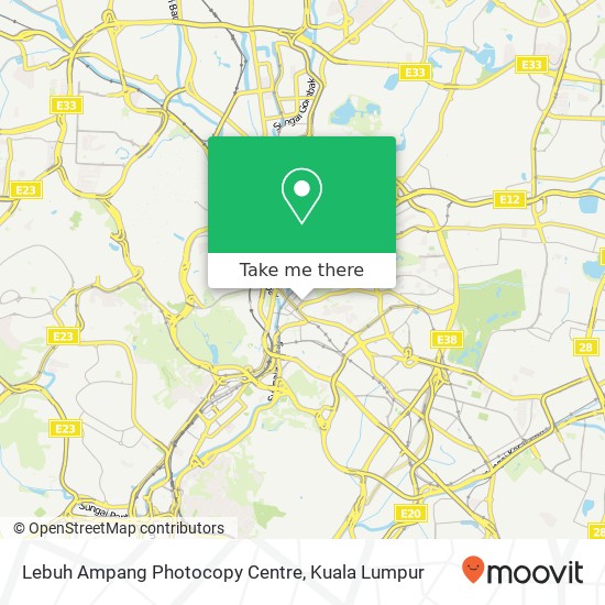 Peta Lebuh Ampang Photocopy Centre