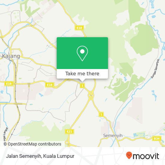 Jalan Semenyih map