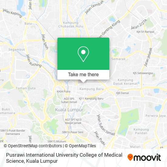 Peta Pusrawi International University College of Medical Science