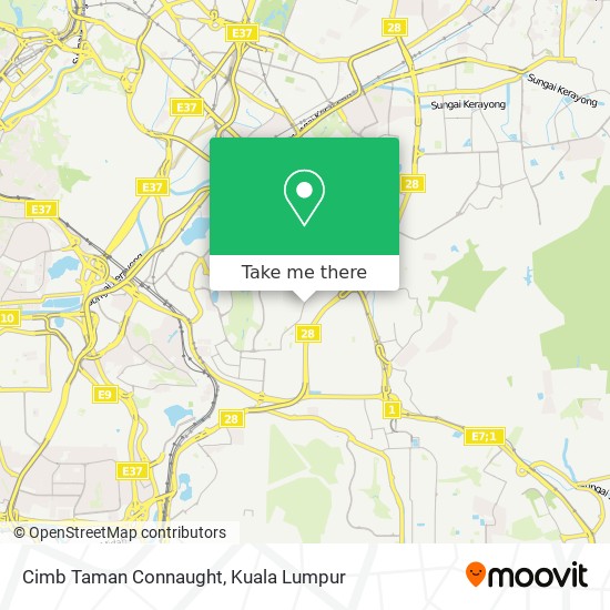 Cimb Taman Connaught map