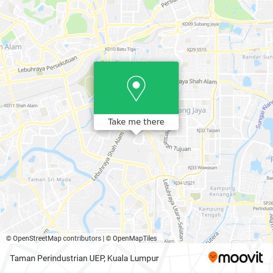 Peta Taman Perindustrian UEP