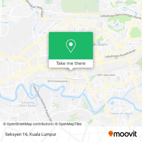 Seksyen 16 map