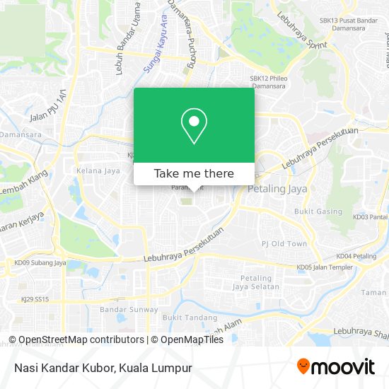 Nasi Kandar Kubor map