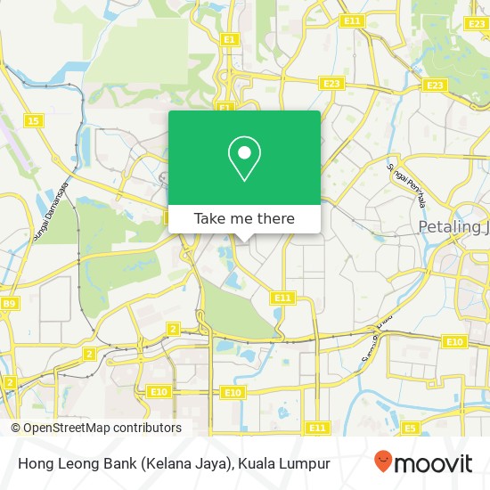 Hong Leong Bank (Kelana Jaya) map
