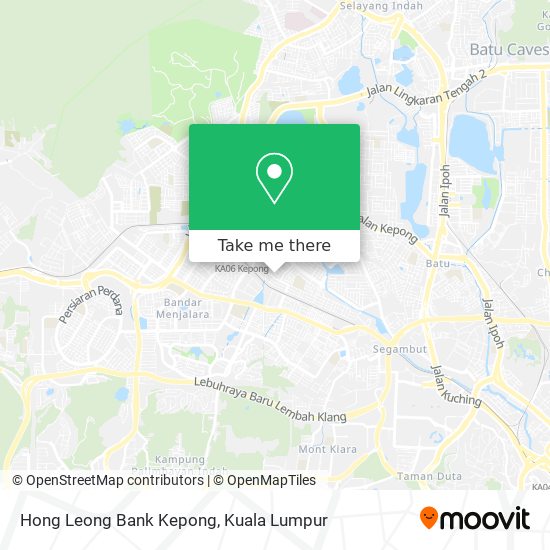 Peta Hong Leong Bank Kepong