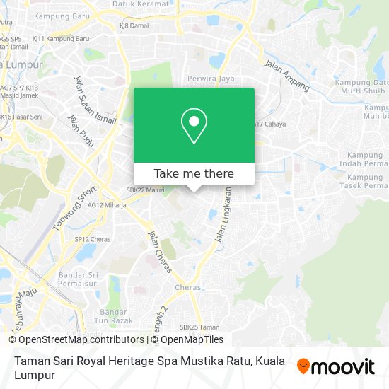 Taman Sari Royal Heritage Spa Mustika Ratu map