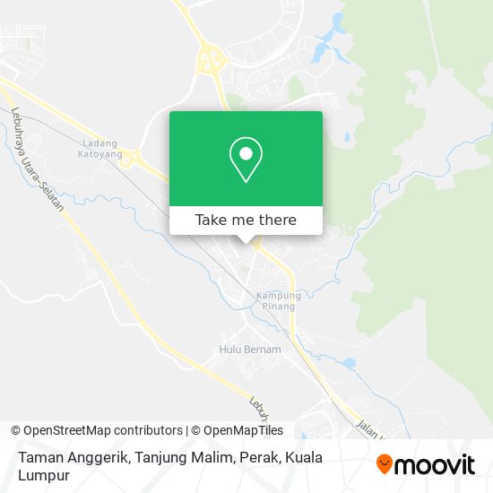 Peta Taman Anggerik, Tanjung Malim, Perak