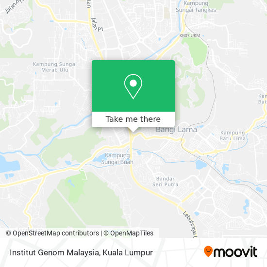 Institut Genom Malaysia map