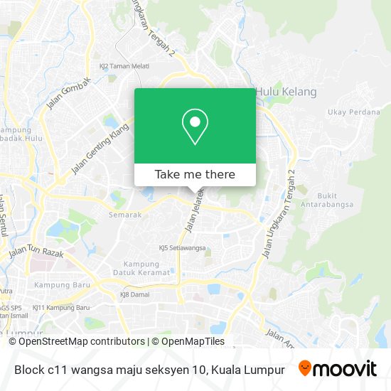 Block c11 wangsa maju seksyen 10 map