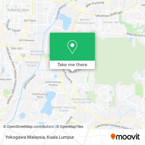 Peta Yokogawa Malaysia