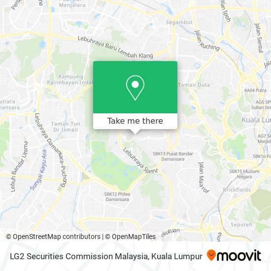 Peta LG2 Securities Commission Malaysia