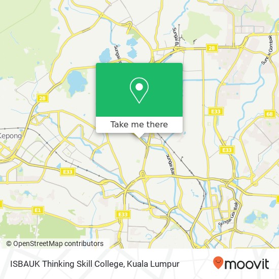 ISBAUK Thinking Skill College map