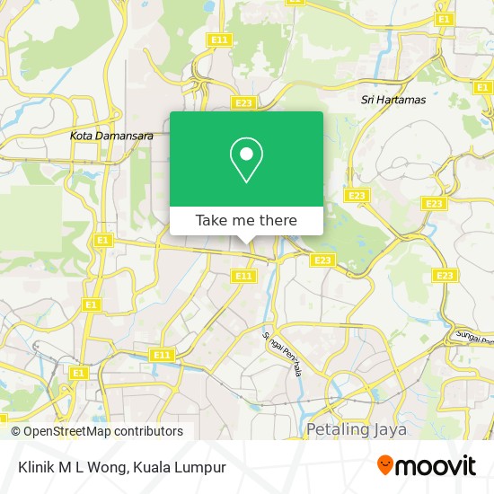 Peta Klinik M L Wong