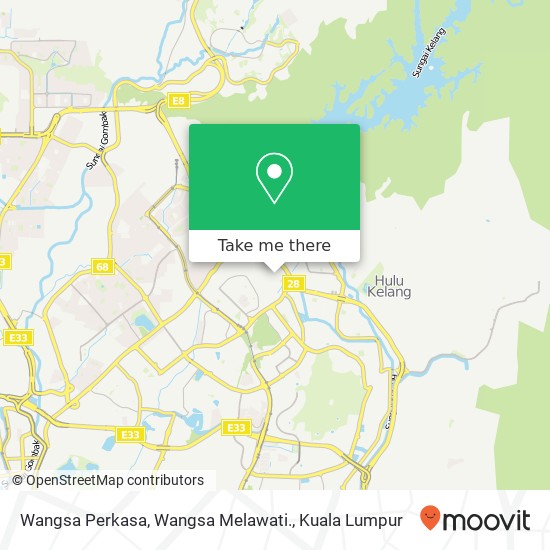Wangsa Perkasa, Wangsa Melawati. map