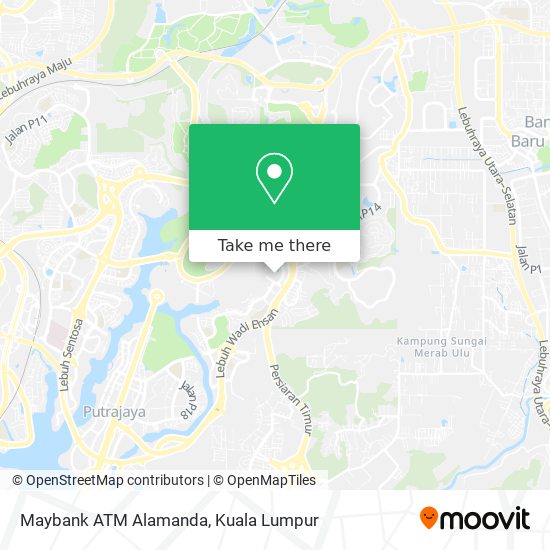 Maybank ATM Alamanda map