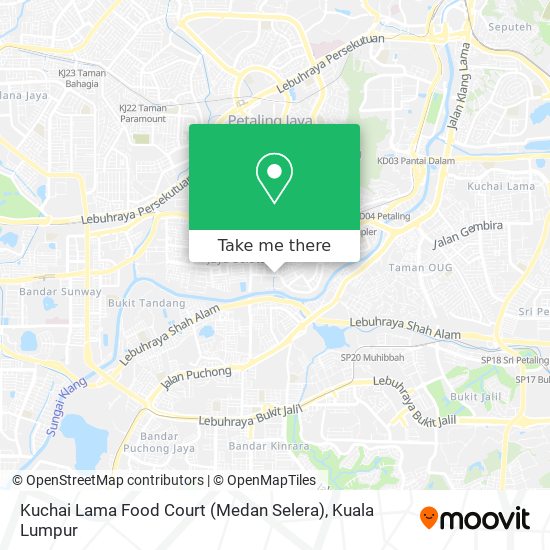 Kuchai Lama Food Court (Medan Selera) map