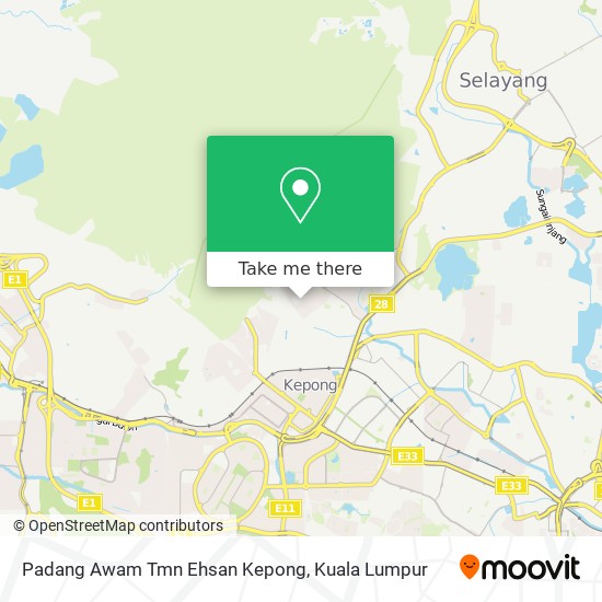 Peta Padang Awam Tmn Ehsan Kepong