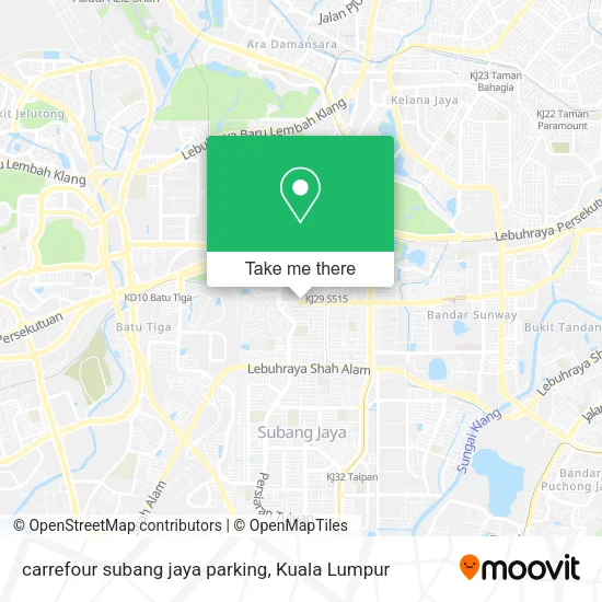 carrefour subang jaya parking map