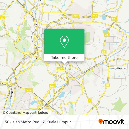 Peta 50 Jalan Metro Pudu 2