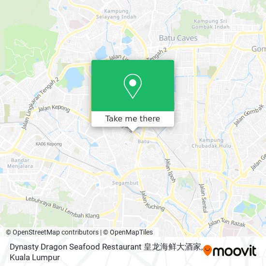 Dynasty Dragon Seafood Restaurant 皇龙海鲜大酒家 map