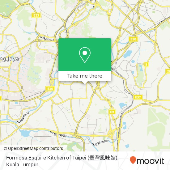 Formosa Esquire Kitchen of Taipei (臺灣風味館) map