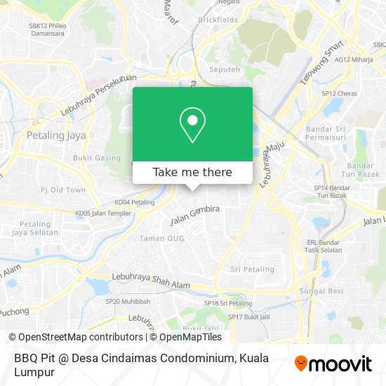 Peta BBQ Pit @ Desa Cindaimas Condominium