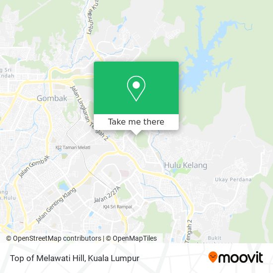 Peta Top of Melawati Hill