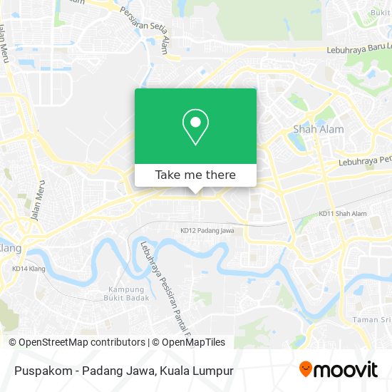 Peta Puspakom - Padang Jawa