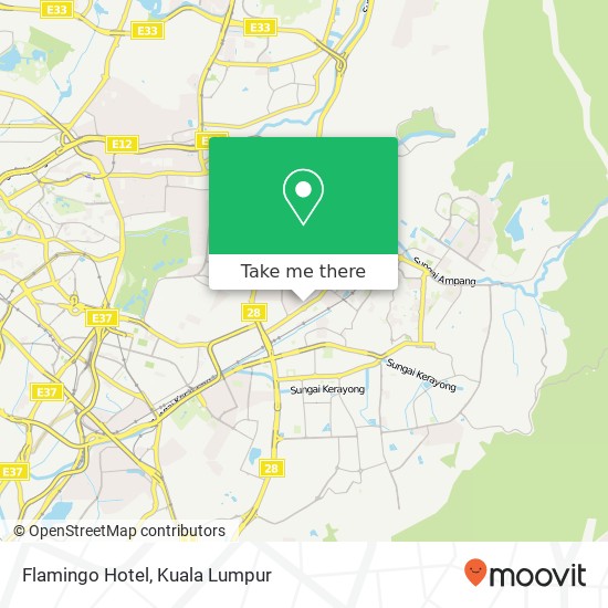 Flamingo Hotel map