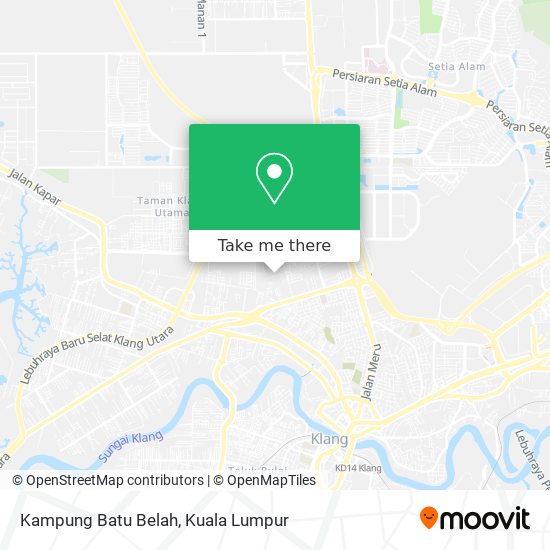Kampung Batu Belah map