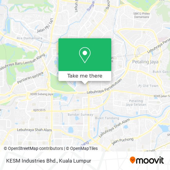 Peta KESM Industries Bhd.