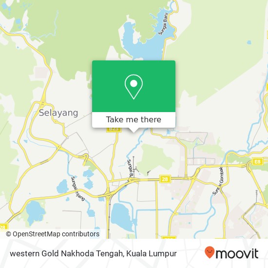Peta western Gold Nakhoda Tengah