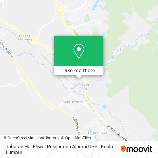 Jabatan Hal Ehwal Pelajar dan Alumni UPSI map