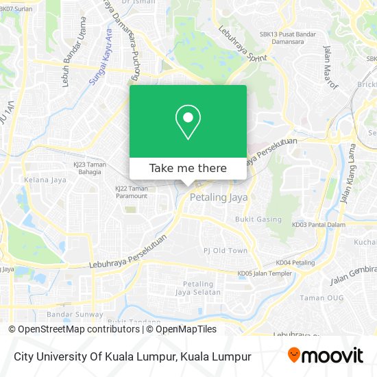 City University Of Kuala Lumpur map