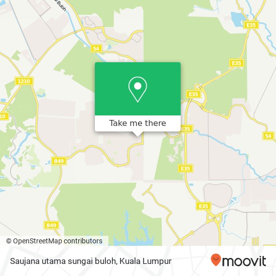 Peta Saujana utama sungai buloh