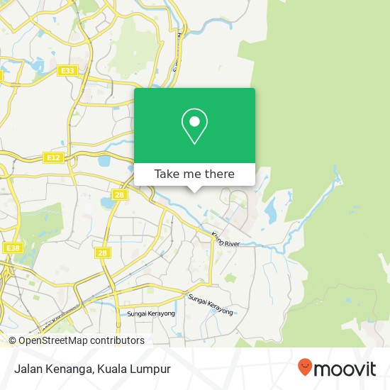 Jalan Kenanga map