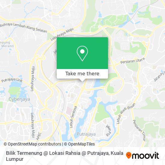 Bilik Termenung @ Lokasi Rahsia @ Putrajaya map