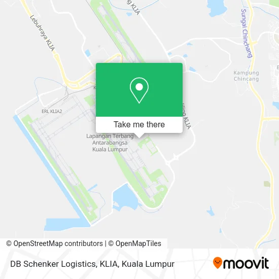 DB Schenker Logistics, KLIA map