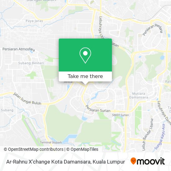 Ar-Rahnu X'change Kota Damansara map