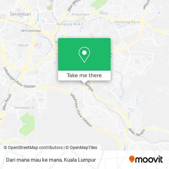 Dari mana mau ke mana map