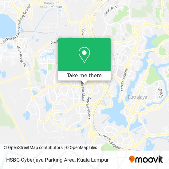 HSBC Cyberjaya Parking Area map