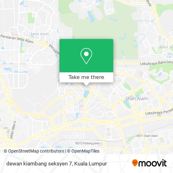 dewan kiambang seksyen 7 map