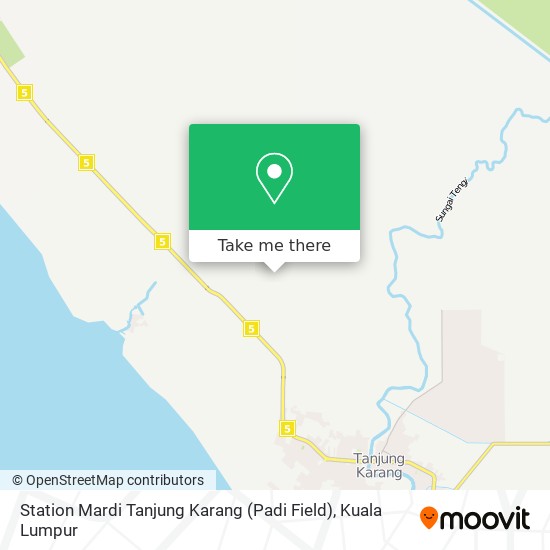 Station Mardi Tanjung Karang (Padi Field) map