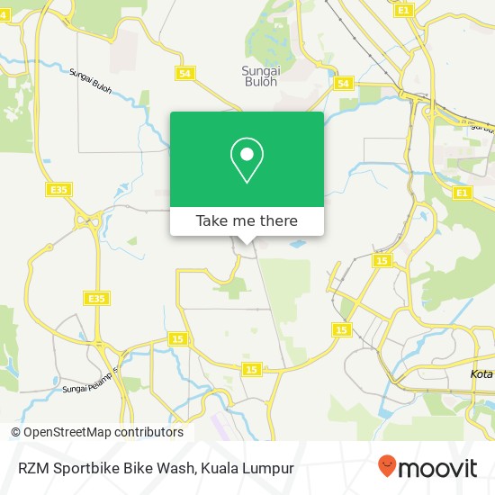 RZM Sportbike Bike Wash map