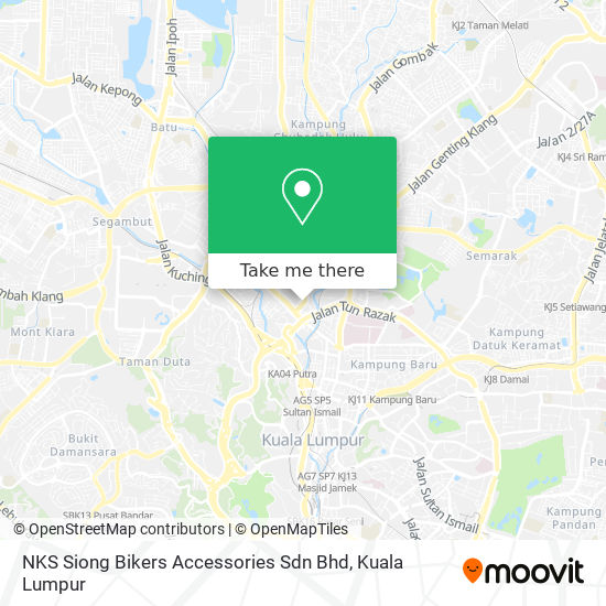 NKS Siong Bikers Accessories Sdn Bhd map