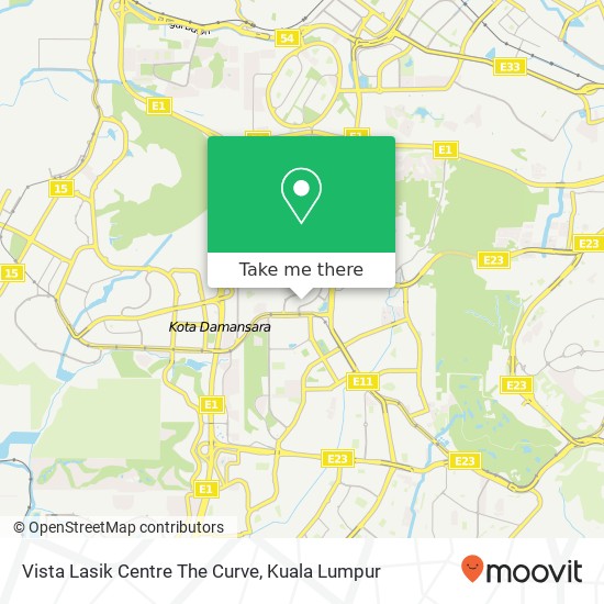 Vista Lasik Centre The Curve map